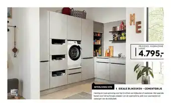 Boer Staphorst Interliving 3170 ideale bijkeuken - cementgrijs aanbieding