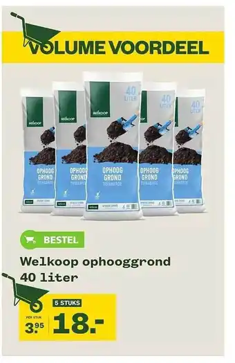 Welkoop Welkoop ophooggrond 40 liter aanbieding