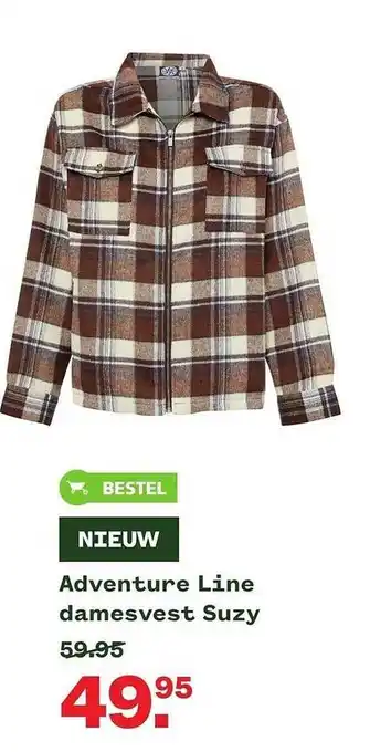 Welkoop Adveture line damesvest suzy aanbieding