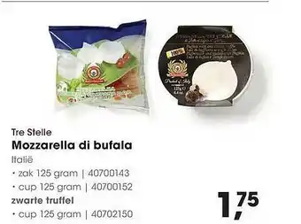 HANOS Tre Stelle Mozzarella Di Bufala aanbieding