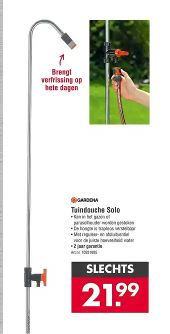 Enorm Gardena Tuindouche Solo aanbieding