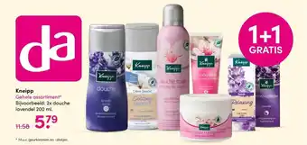 DA Kneipp 1+1 Gratis aanbieding