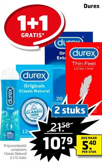 Trekpleister Durex aanbieding