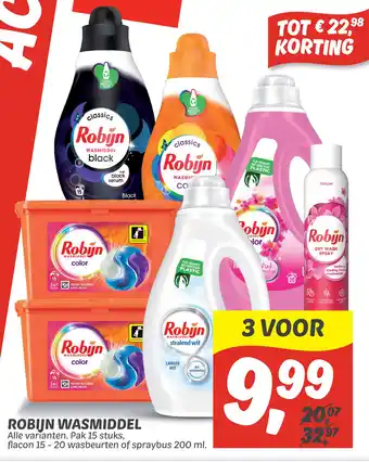 Dekamarkt Robiin wasmiddel aanbieding