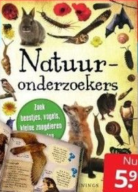 Boekenvoordeel Natuuronderzoekers aanbieding