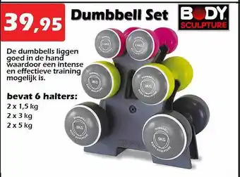 iTEK Dumbbell set aanbieding