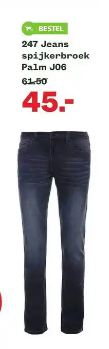 Welkoop 247 jeans spijkerbroek palm j06 aanbieding