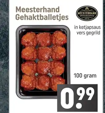 Dagwinkel Meesterhand Gehaktballetjes aanbieding