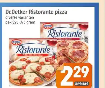 Dagwinkel Dr.Oetker Ristorante Pizza aanbieding