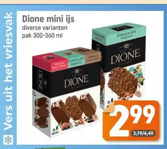 Dagwinkel Dione Mini Ijs aanbieding