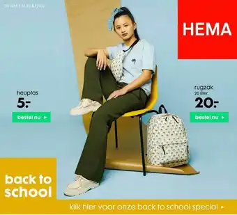 HEMA Heuptas Of Rugzak aanbieding