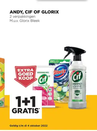 Jumbo Andy, Cif of Glorix aanbieding