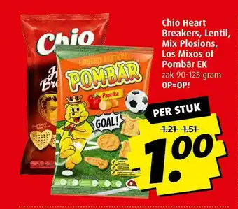 Boni Chio Heart Breakers, Lentil, Mix Plosions, Los Mixos Of Pombär EK aanbieding