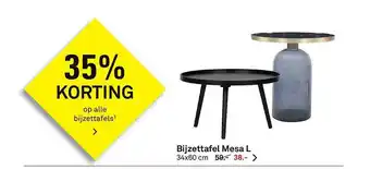 Karwei Bijzettafel Mesa L 35% Korting aanbieding