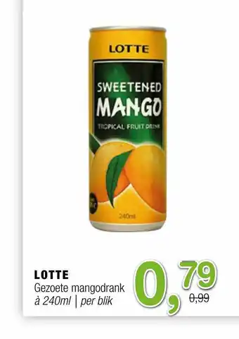 Amazing Oriëntal Lotte Gezoete Mangodrank aanbieding