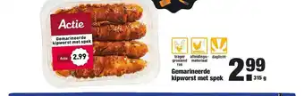 ALDI Gemarineerde Kipworst Met Spek aanbieding