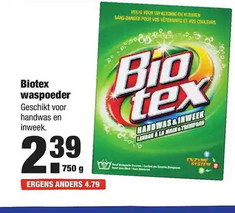 ALDI Biotex Waspoeder aanbieding