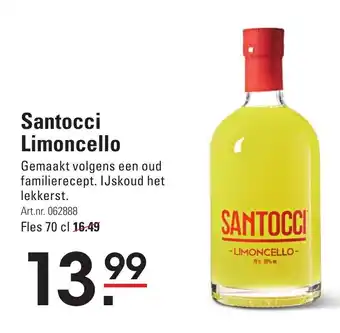 Sligro Santocci Limoncello 700ml aanbieding