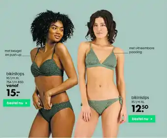 HEMA Bikinitops of bikinislips aanbieding