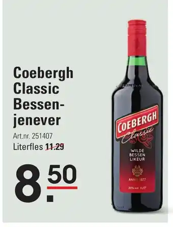 Sligro Coebergh Classic Bessenjenever 1L aanbieding