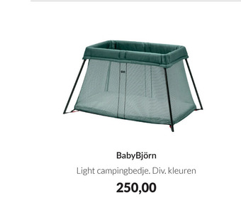 Babypark Babybjörn aanbieding