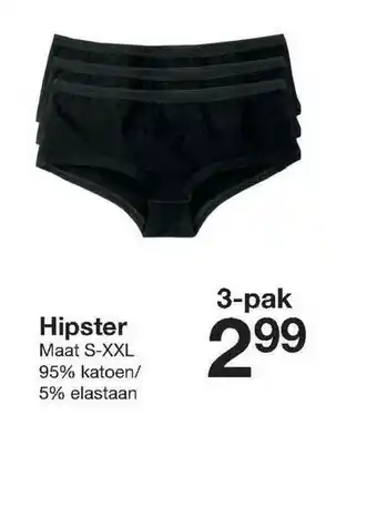 Zeeman Hipster 3-pak aanbieding