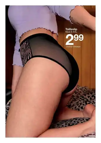 Zeeman Tailleslip aanbieding