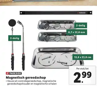 Lidl Parkside magnetisch gereedschap aanbieding