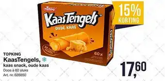 Bidfood Topking kaastengels, kaas snack, oude kaas aanbieding