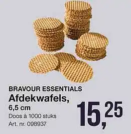 Bidfood Bravour essentials afdekwafels 6,5 cm aanbieding