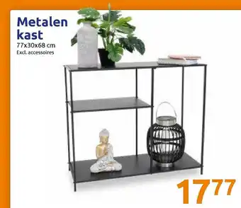 Action Metalen kast 77x30x68 cm aanbieding