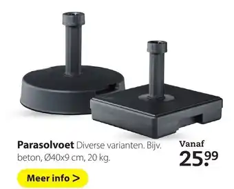 Boerenbond Parasolvoet 20kg aanbieding