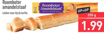 ALDI Roomboter amandelstaaf 250g aanbieding