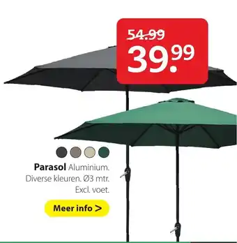 Boerenbond Parasol aanbieding