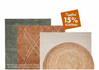 Casa Tapijten 15% korting aanbieding