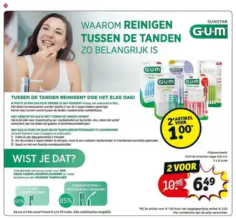 Kruidvat Gum Bi-Direction Rager 0.9 Mm aanbieding