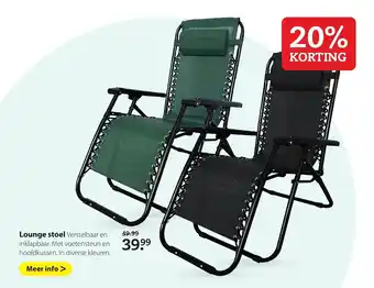 Boerenbond Lounge stoel aanbieding