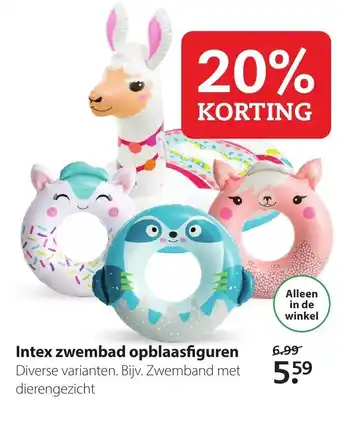 Boerenbond Intex Zwembad opblaasfiguren aanbieding