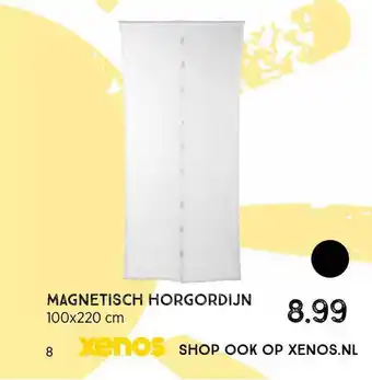 Xenos Magnetisch horgordijn 100x220 cm aanbieding