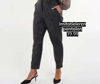 MS Mode Imitatieleren pantalon aanbieding