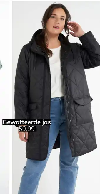 MS Mode Gewatteerde jas aanbieding