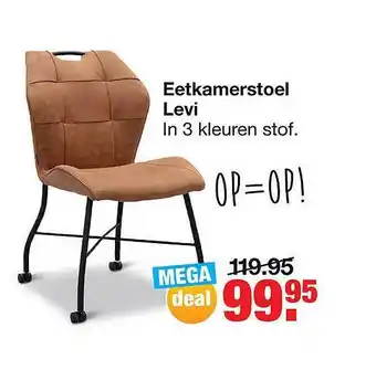 Budget Home Store Eetkamerstoel levi aanbieding