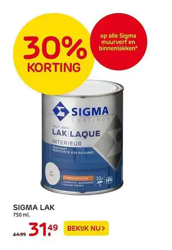 Praxis Sigma lak  750 ml aanbieding