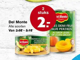 Hoogvliet Del monte aanbieding