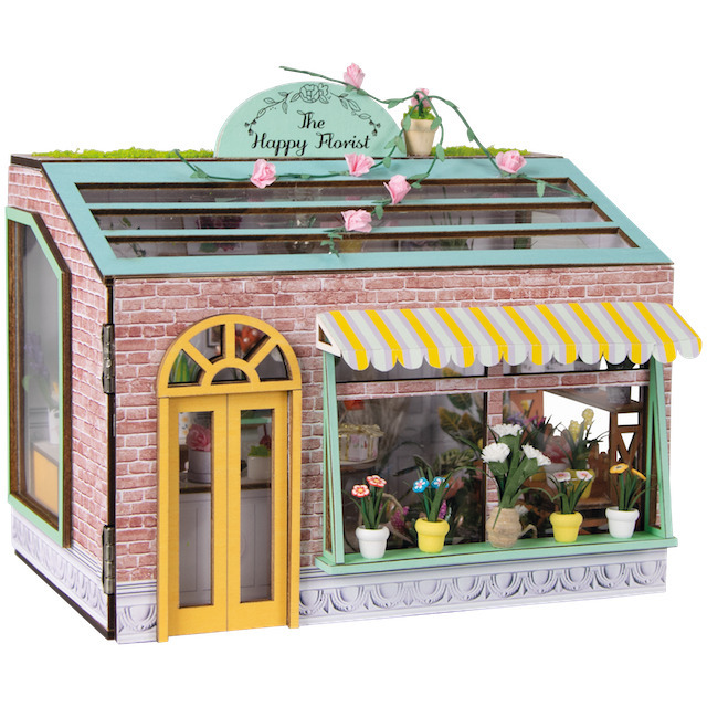 Crafts & co diy miniatuurhuisje aanbieding bij Action