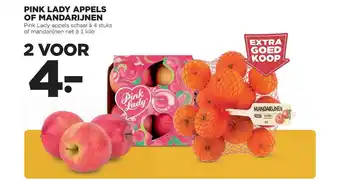 Jumbo Pink lady appels of mandarijnen aanbieding