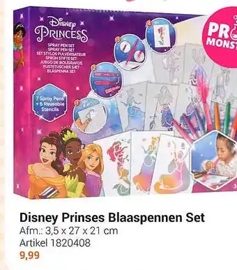 Lobbes Disney prinses blaaspennen set aanbieding