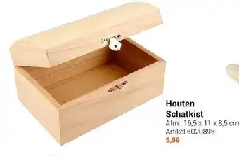 Lobbes Houten schatkist aanbieding