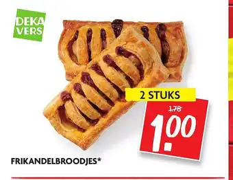 Dekamarkt Frikandelbroodjes aanbieding