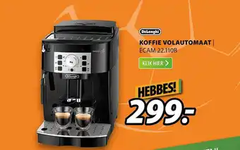 Expert DēLonghi Koffie Volautomaat | ECAM 22.110B aanbieding